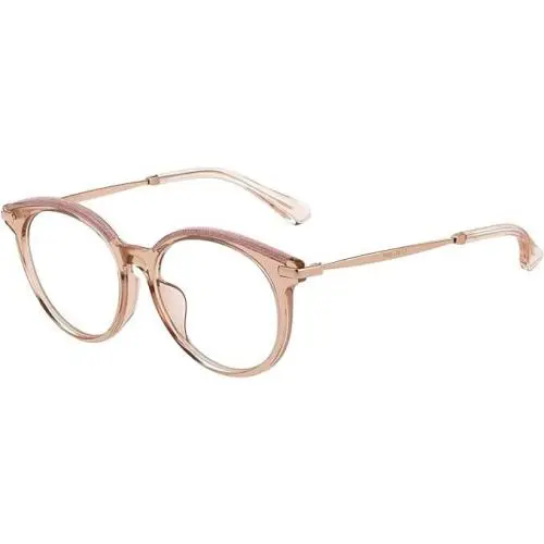 Jimmy Choo Eyeglasses w Soft Case - JC254/F W66 - Pink Glitter 51-16-145