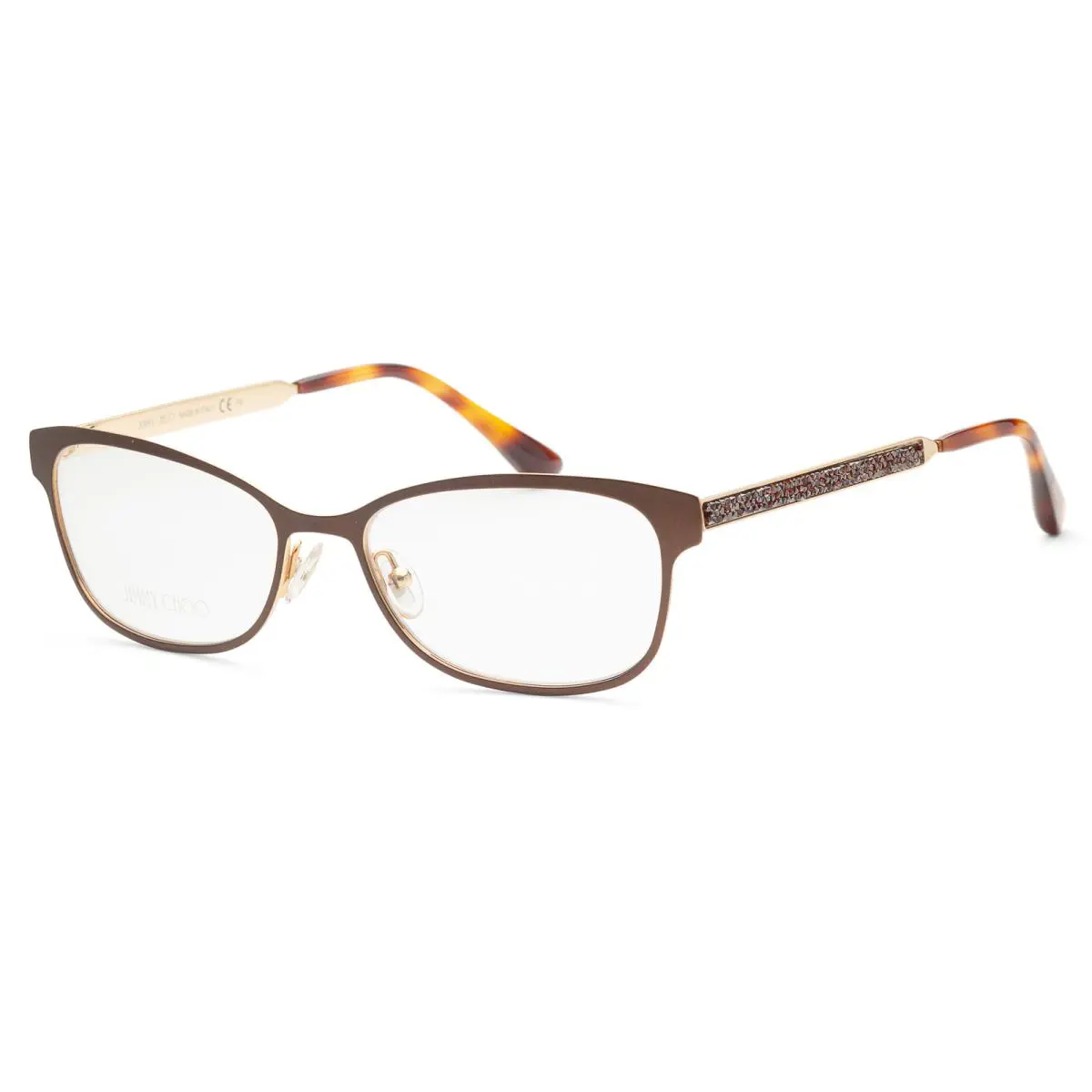 Jimmy Choo Women`s 54mm Matte Brown Opticals JC203-04IN-54