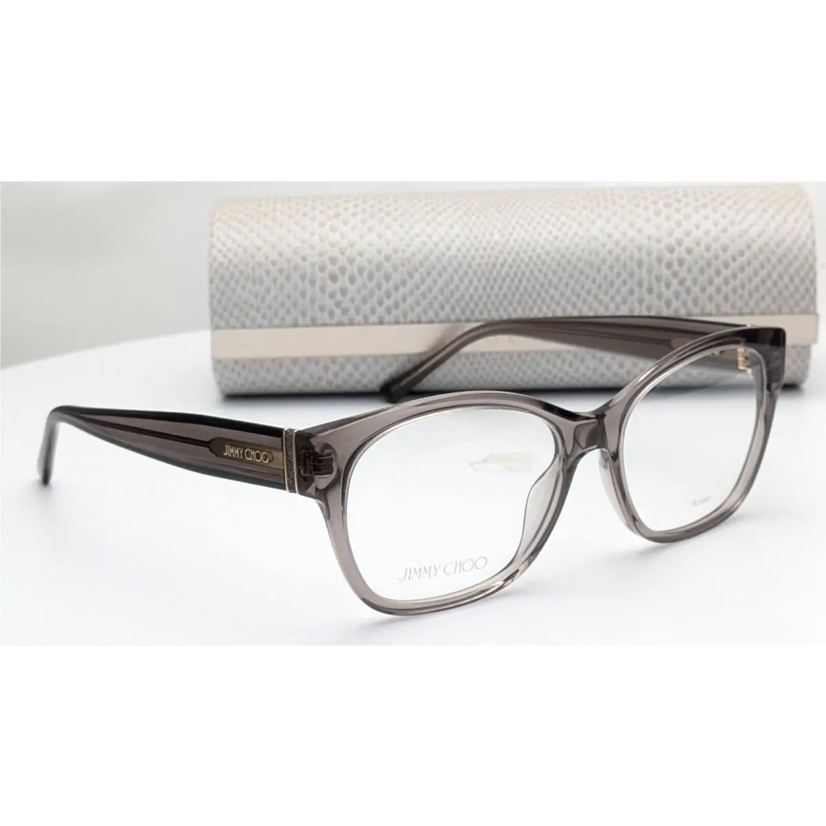 Jimmy Choo JC371 KB7 Grey Rectangle Womens Eyeglasses 53mm