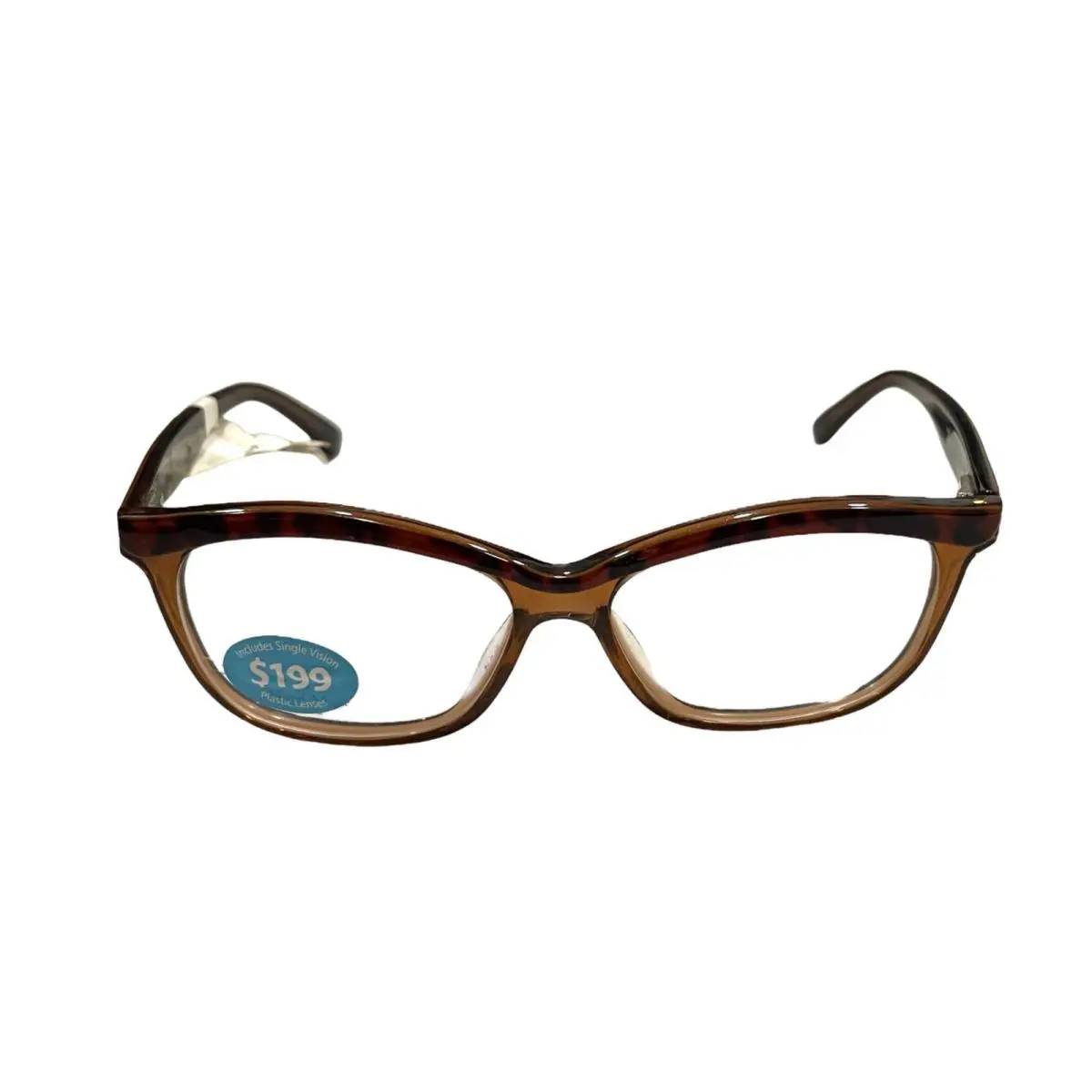 Jimmy Choo Women Tortoise Brown Eyeglasses 69 0XB6 Size 51-14-135