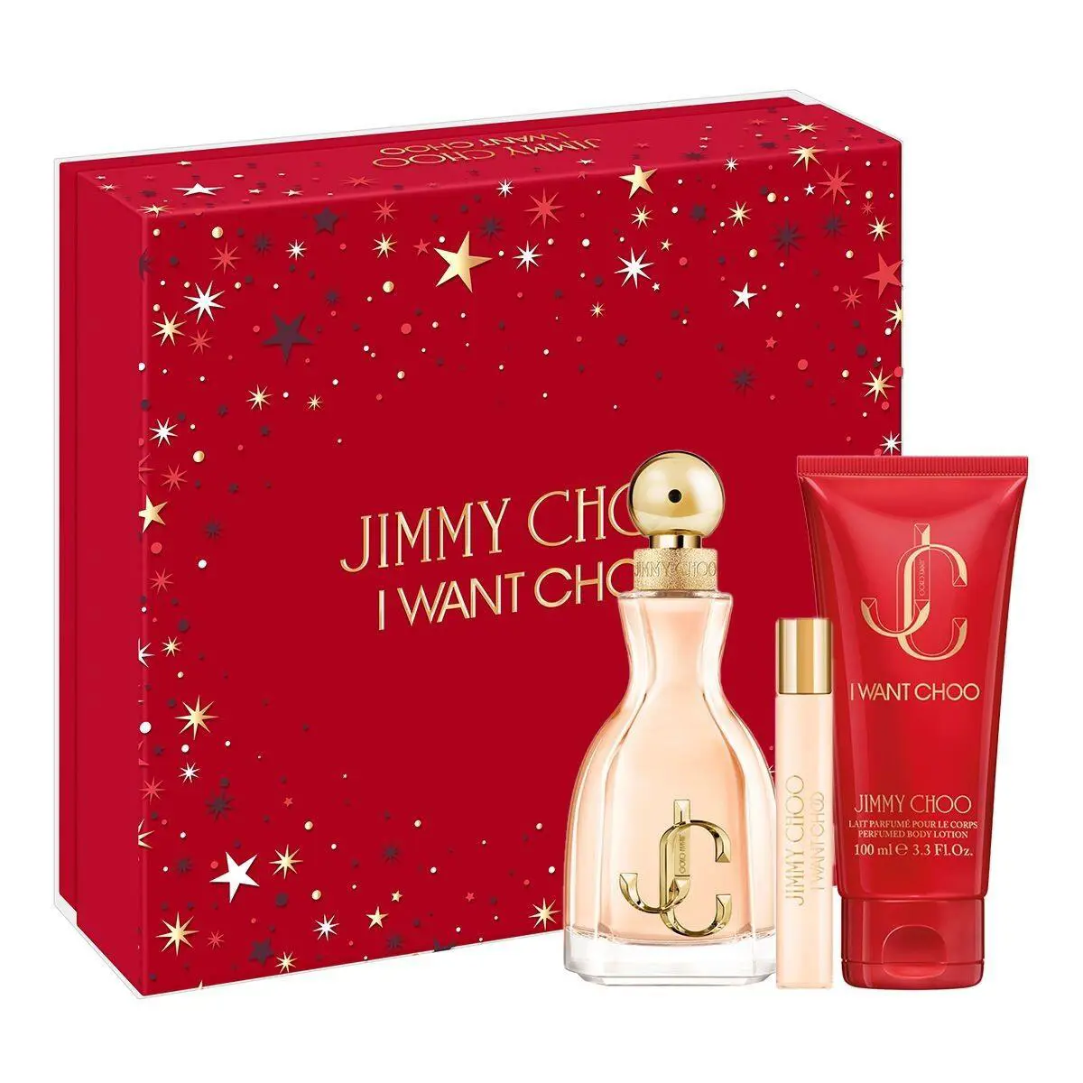 Jimmy Choo I Want Choo Gift Set 100ml 3.3.Oz Edp SP 7.5ml Edp SP 3.3.Oz BL