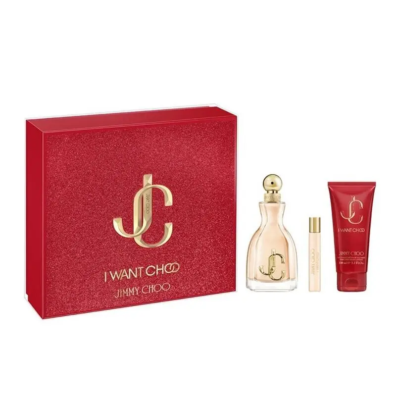 I Want Choo 3 Pcs Set For Women 3.4 Eau DE Parfum Spray+ 0.25 Eau DE by Jimmy Choo