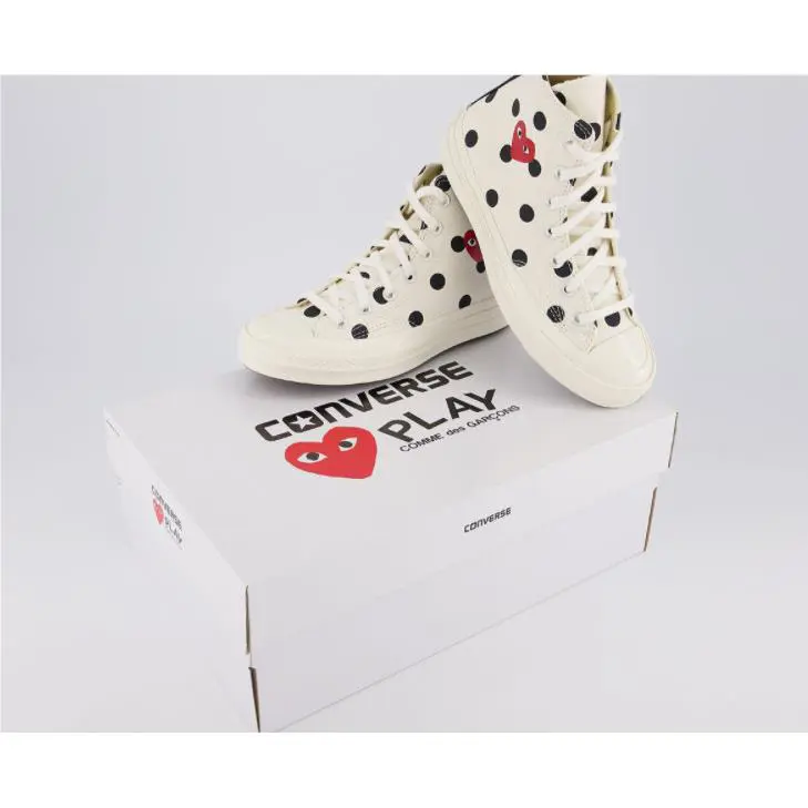 Converse shoes - Converse Chuck 70 - Chuck - Off White/Black Polka Dots 0