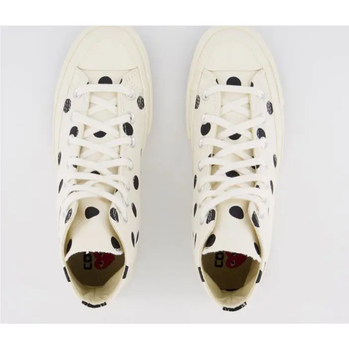 Converse shoes - Converse Chuck 70 - Chuck - Off White/Black Polka Dots 6