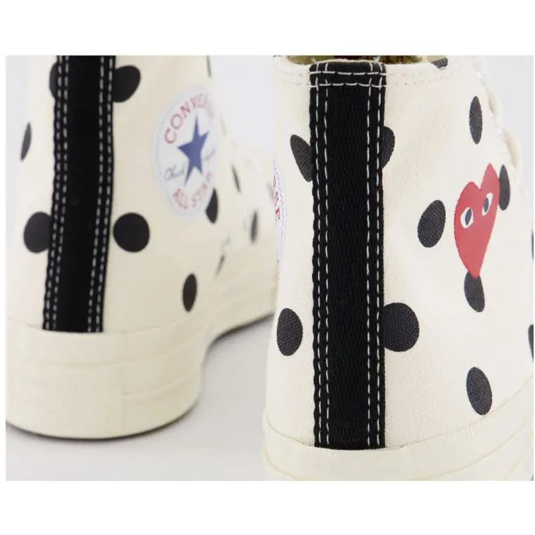 Converse shoes - Converse Chuck 70 - Chuck - Off White/Black Polka Dots 7