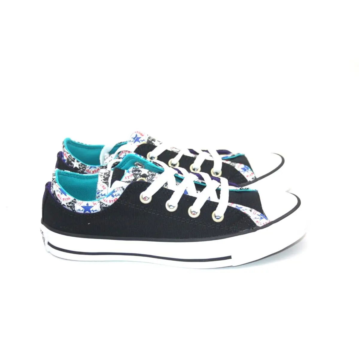Converse shoes - 567042F - 567042F - BLACK/MULTI/RAPID TEAL 15