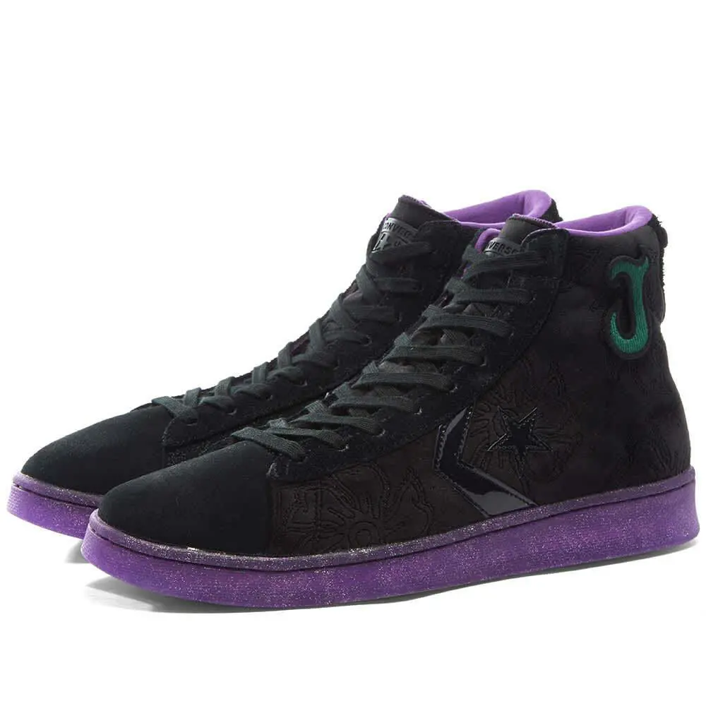 Converse shoes - Black, Purple 1
