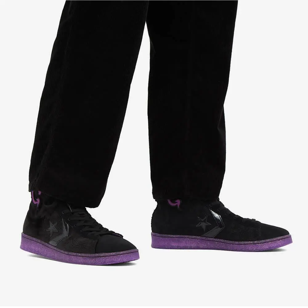 Converse shoes - Black, Purple 4