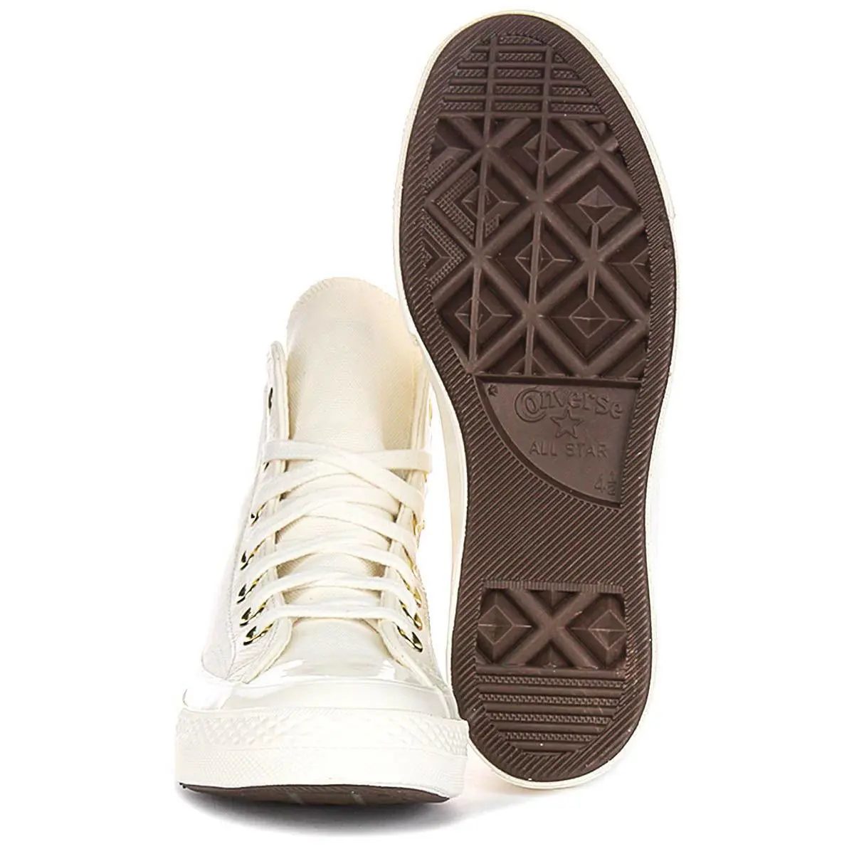 Converse shoes - WHITE GOLD 3