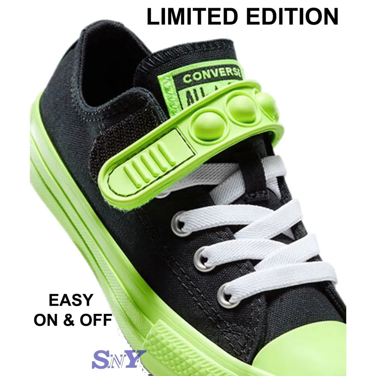 Converse Kids Chuck Taylor All Star Bubble Strap Easy-on Hyper Brights Shoes
