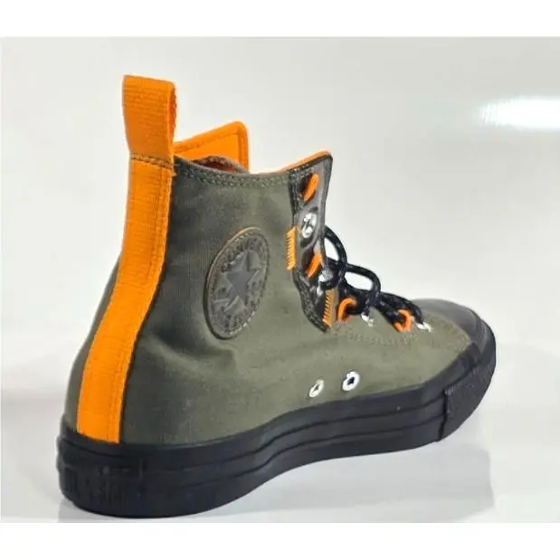 Converse shoes - Olive/Black/Orange 1