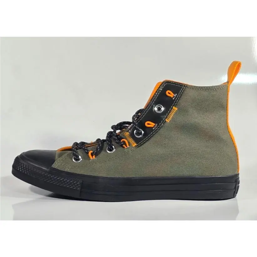 Converse shoes - Olive/Black/Orange 3