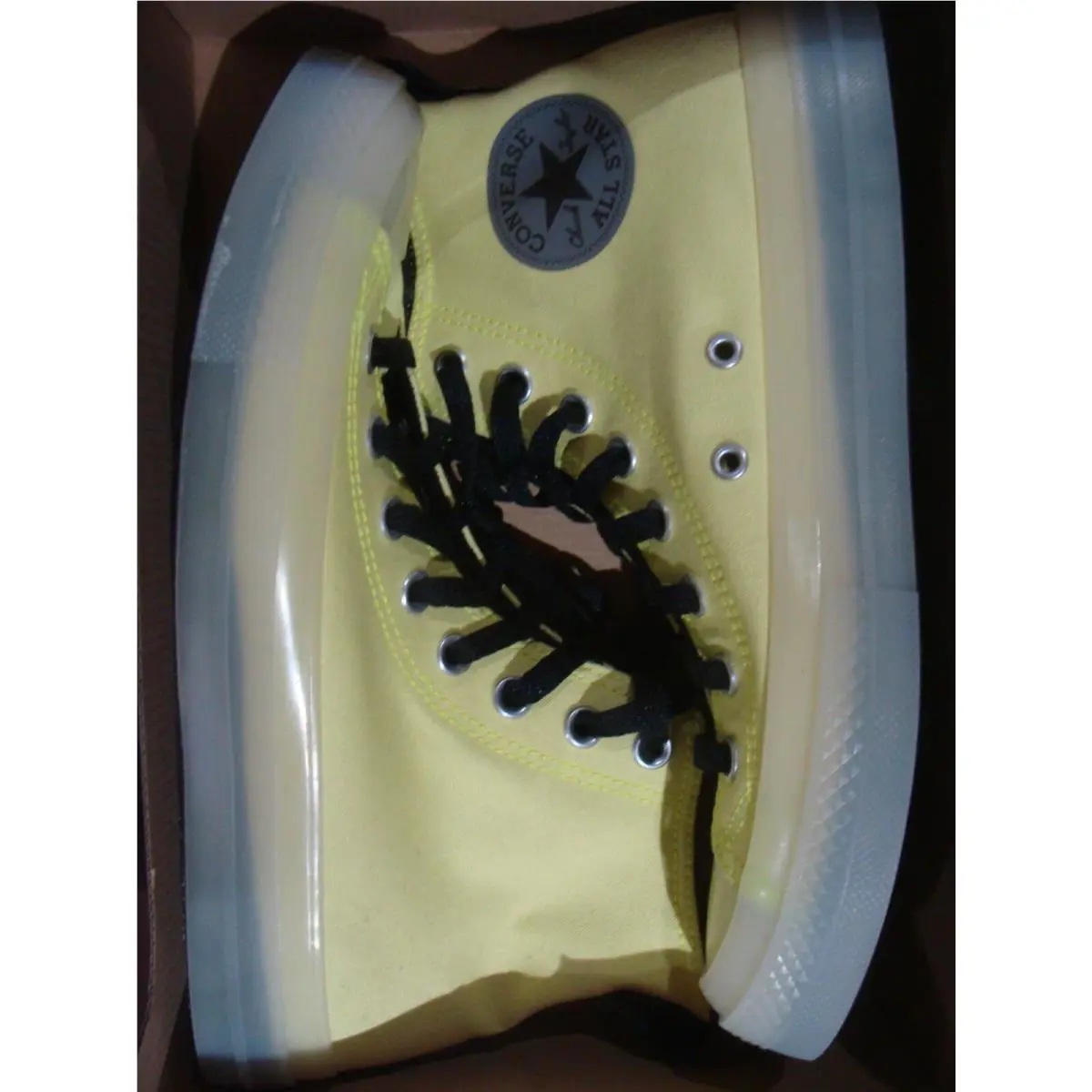 Converse shoes - Lemon Venom/Black/White 6