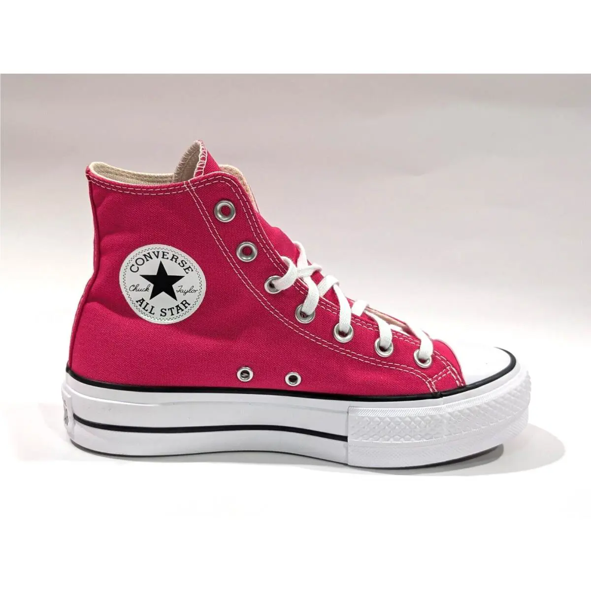 Converse shoes - Converse CTAS Lift Hi - CTAS Lift - A08288F - Cerise Pink/White 5