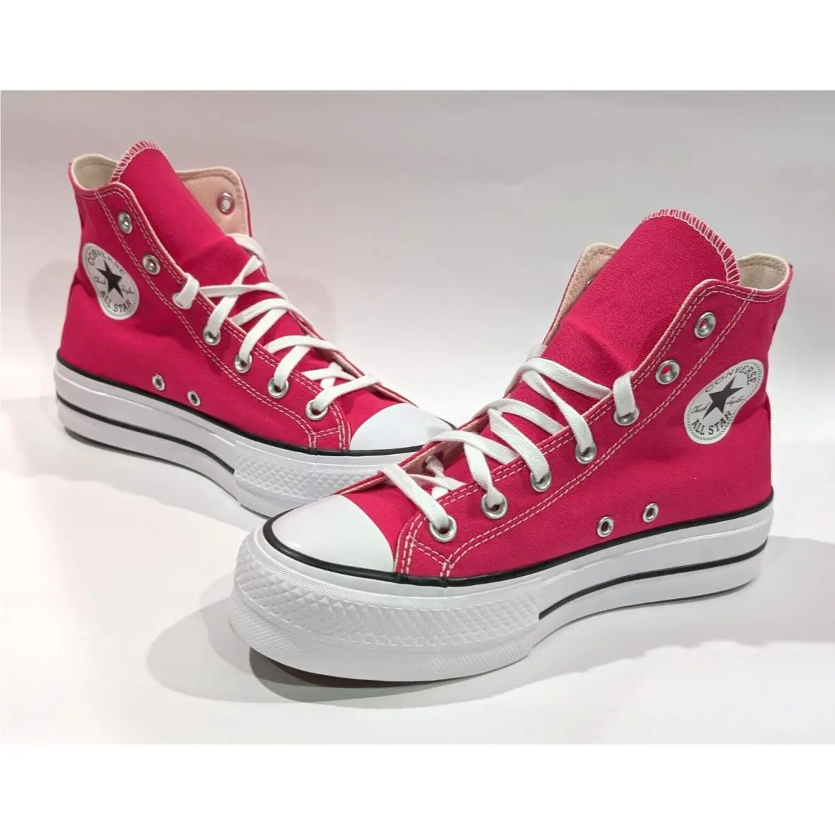 Converse shoes - Converse CTAS Lift Hi - CTAS Lift - A08288F - Cerise Pink/White 7