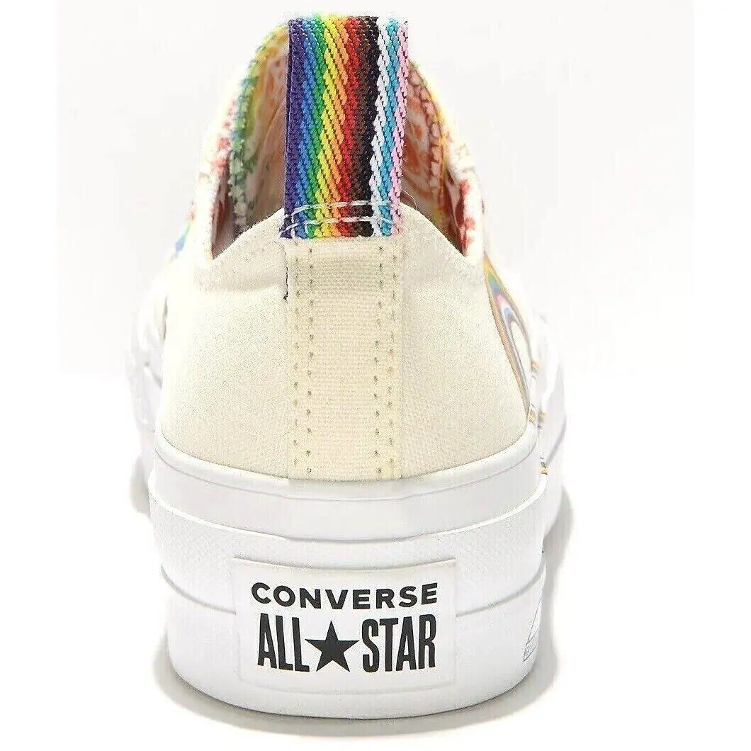 Converse shoes - Converse Chuck Taylor All-Star Lift Platform - PRIDE - Egret 3