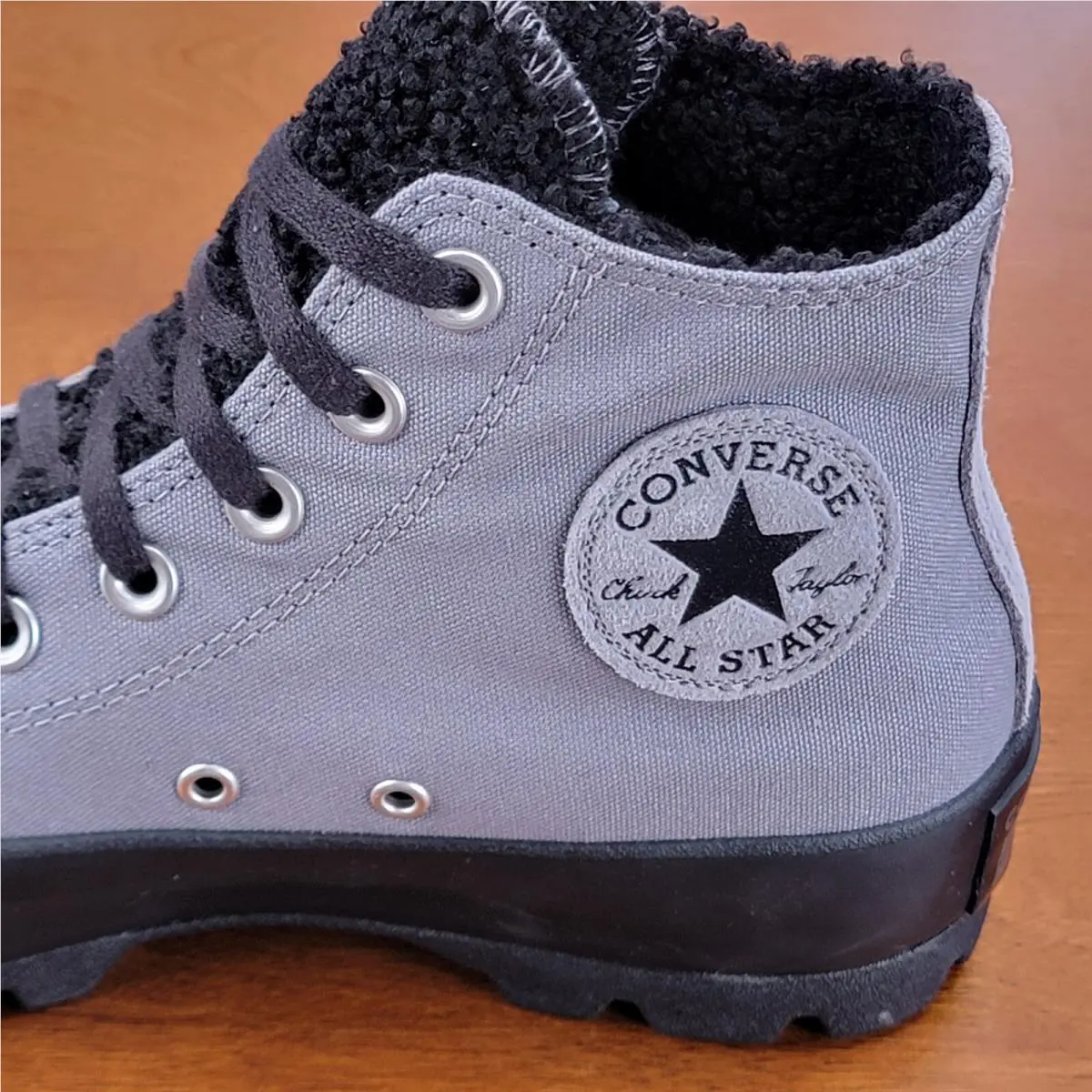 Converse shoes - Converse CTAS Lugged Hi - CTAS Lugged - 573066C - Mason Gray / Black 8