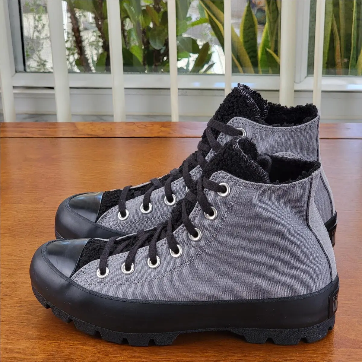 Converse shoes - Converse CTAS Lugged Hi - CTAS Lugged - 573066C - Mason Gray / Black 3