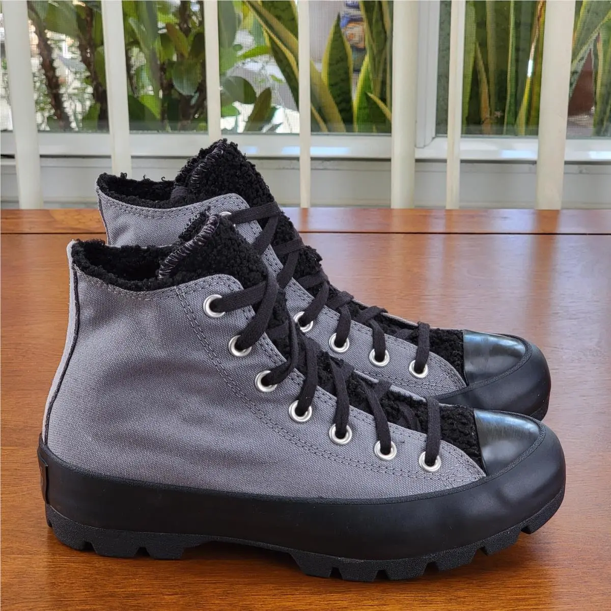 Converse shoes - Converse CTAS Lugged Hi - CTAS Lugged - 573066C - Mason Gray / Black 12