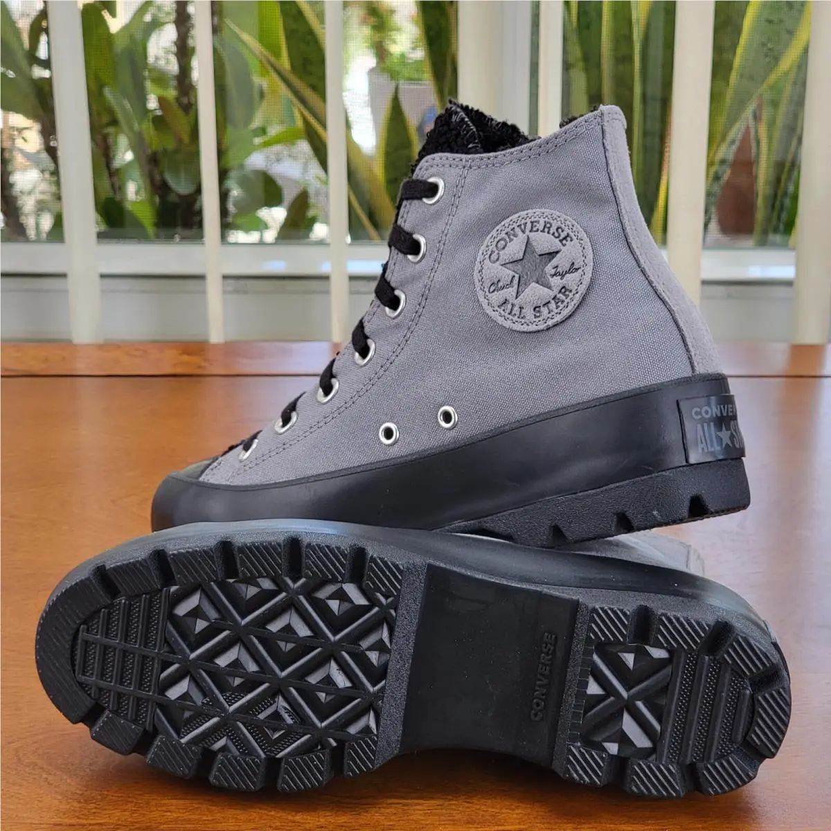 Converse shoes - Converse CTAS Lugged Hi - CTAS Lugged - 573066C - Mason Gray / Black 16