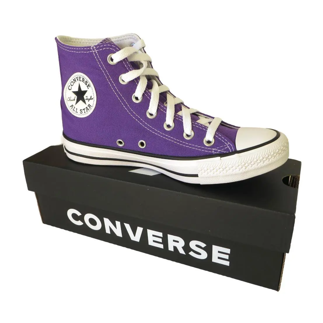 Converse Men Women All Star Chuck Taylor Hi High Top Sneaker Electric Purple