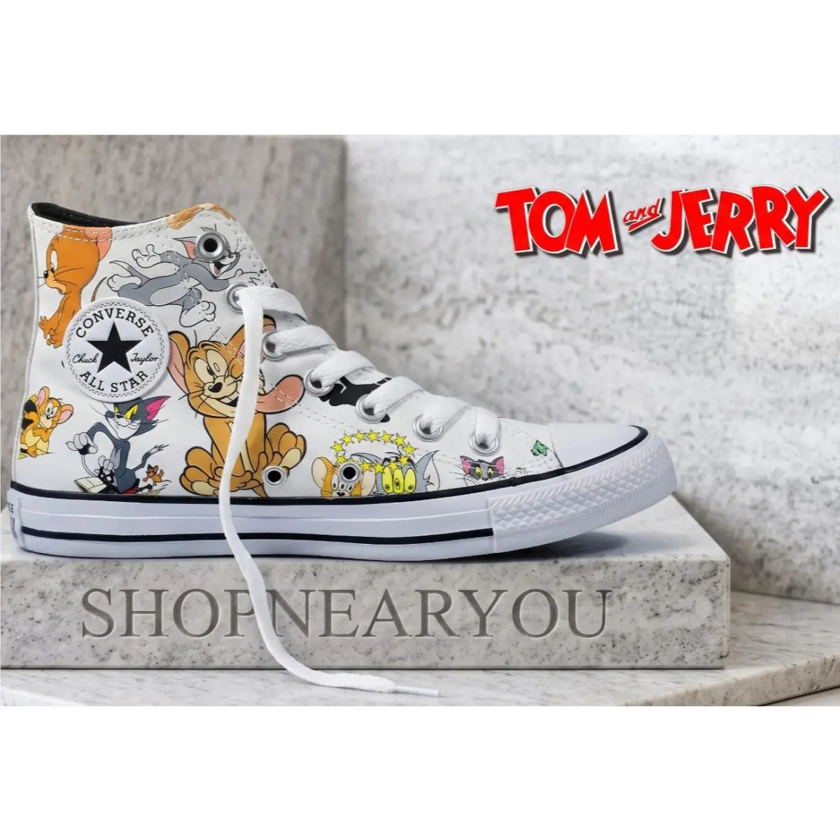 Converse x Tom and Jerry Chuck Taylor All Star Limited Edition Men`s Size