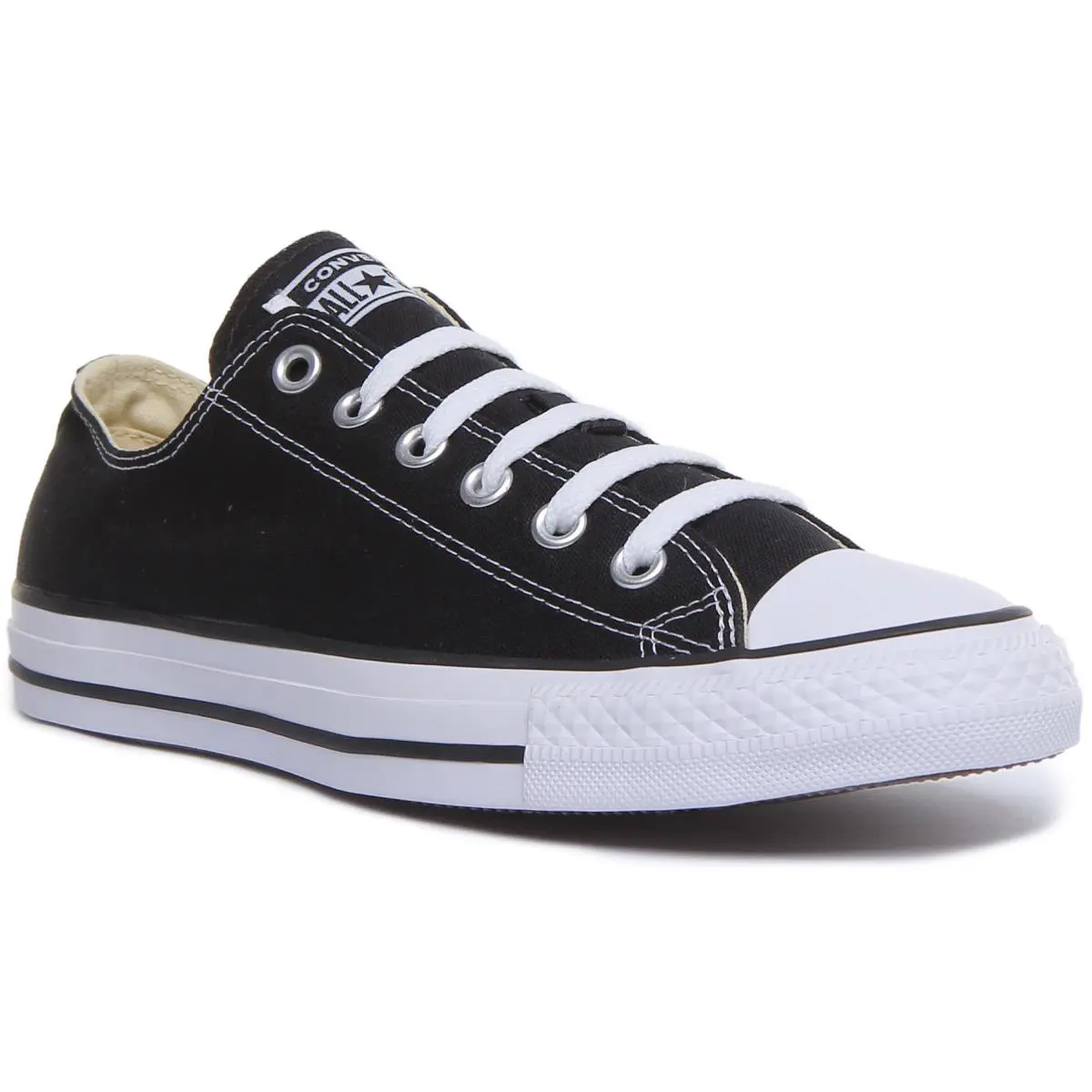 1J794 Ox All Star Core Lace Up Womens Sneakers In Charcoal US 5 - 11 Black by Converse