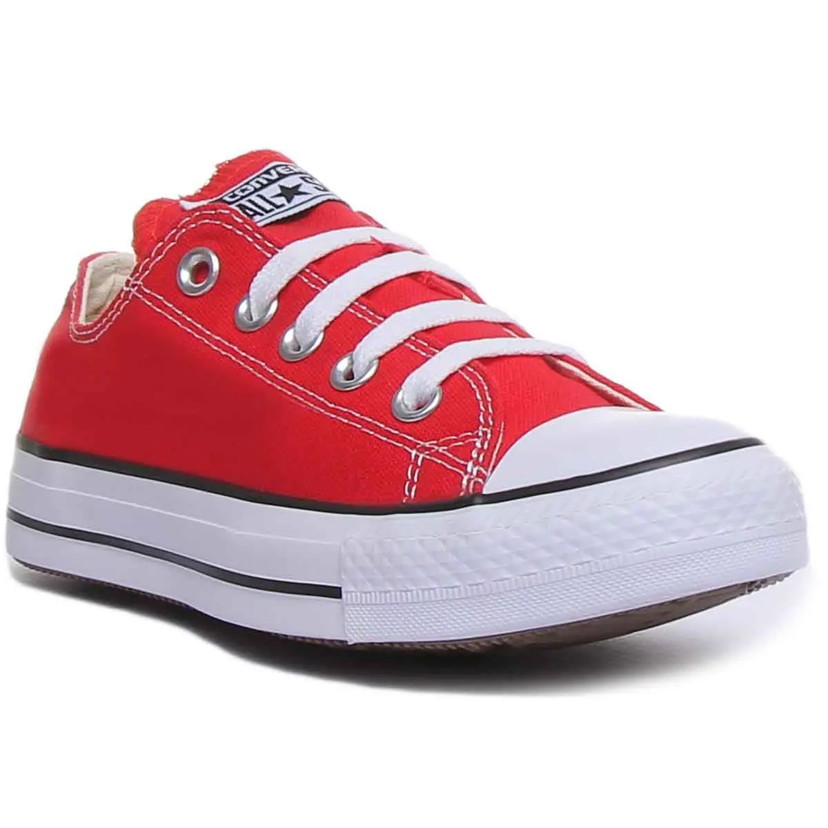 1J794 Ox All Star Core Lace Up Womens Sneakers In Charcoal US 5 - 11 Red by Converse