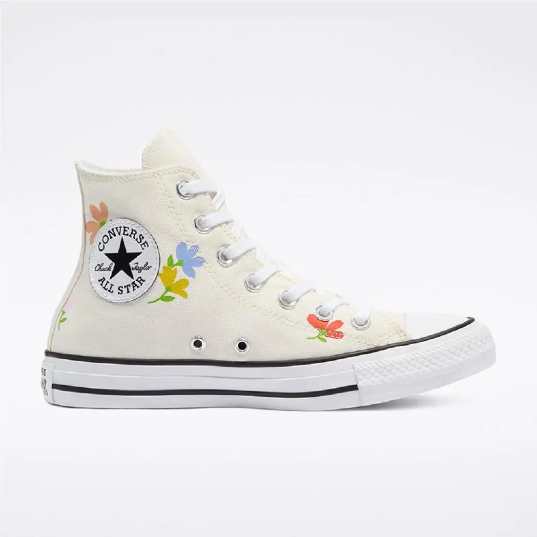 Converse shoes - Converse Chuck Taylor All Star Floral Print High Top - 570919C - Egret/Black/White 1