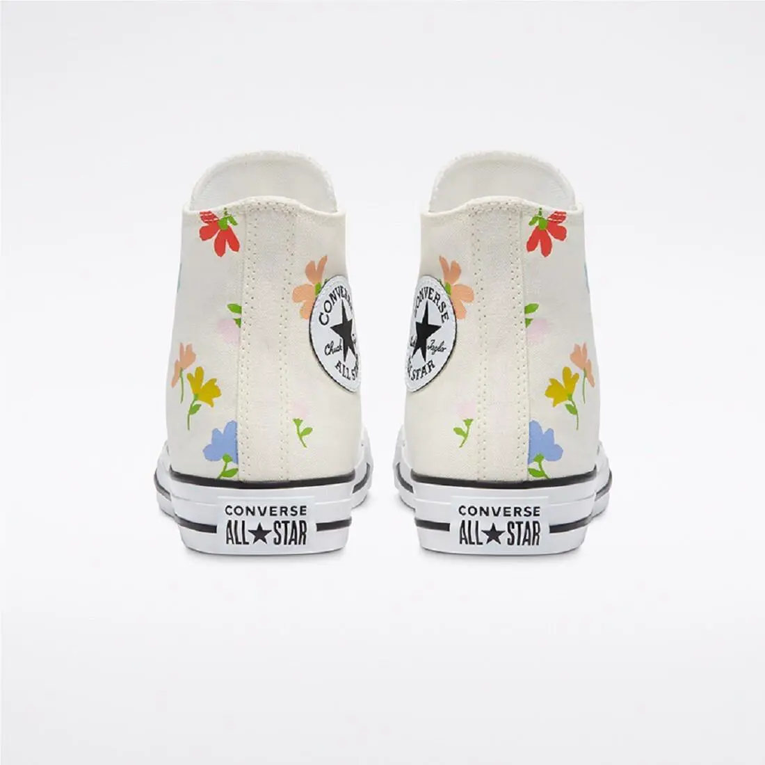 Converse shoes - Converse Chuck Taylor All Star Floral Print High Top - 570919C - Egret/Black/White 8