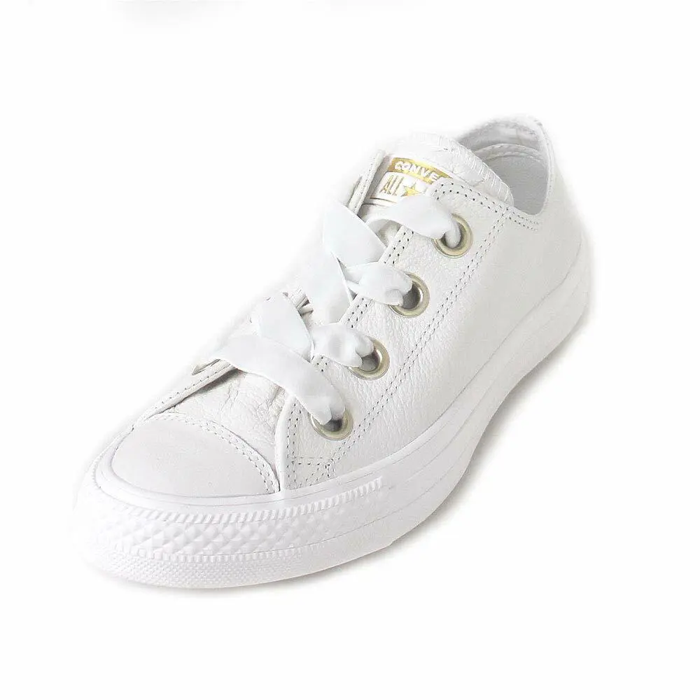 Converse Chuck Taylor All Star Big Eyelets Ox Sneakers White Gold 11