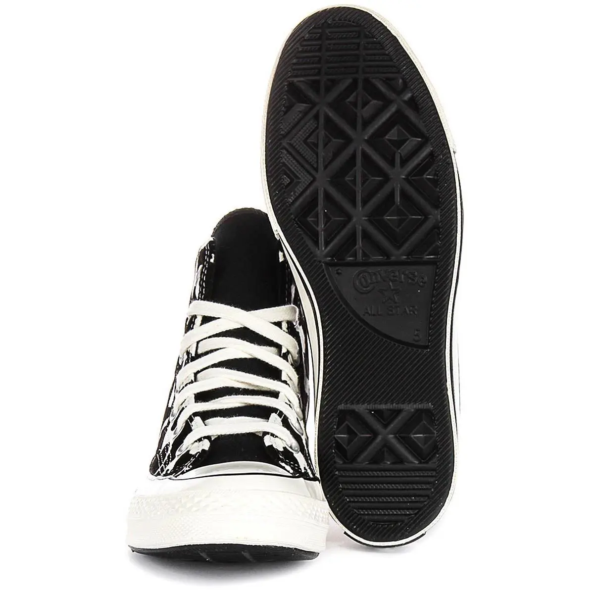 Converse shoes - BLACK WHITE 3