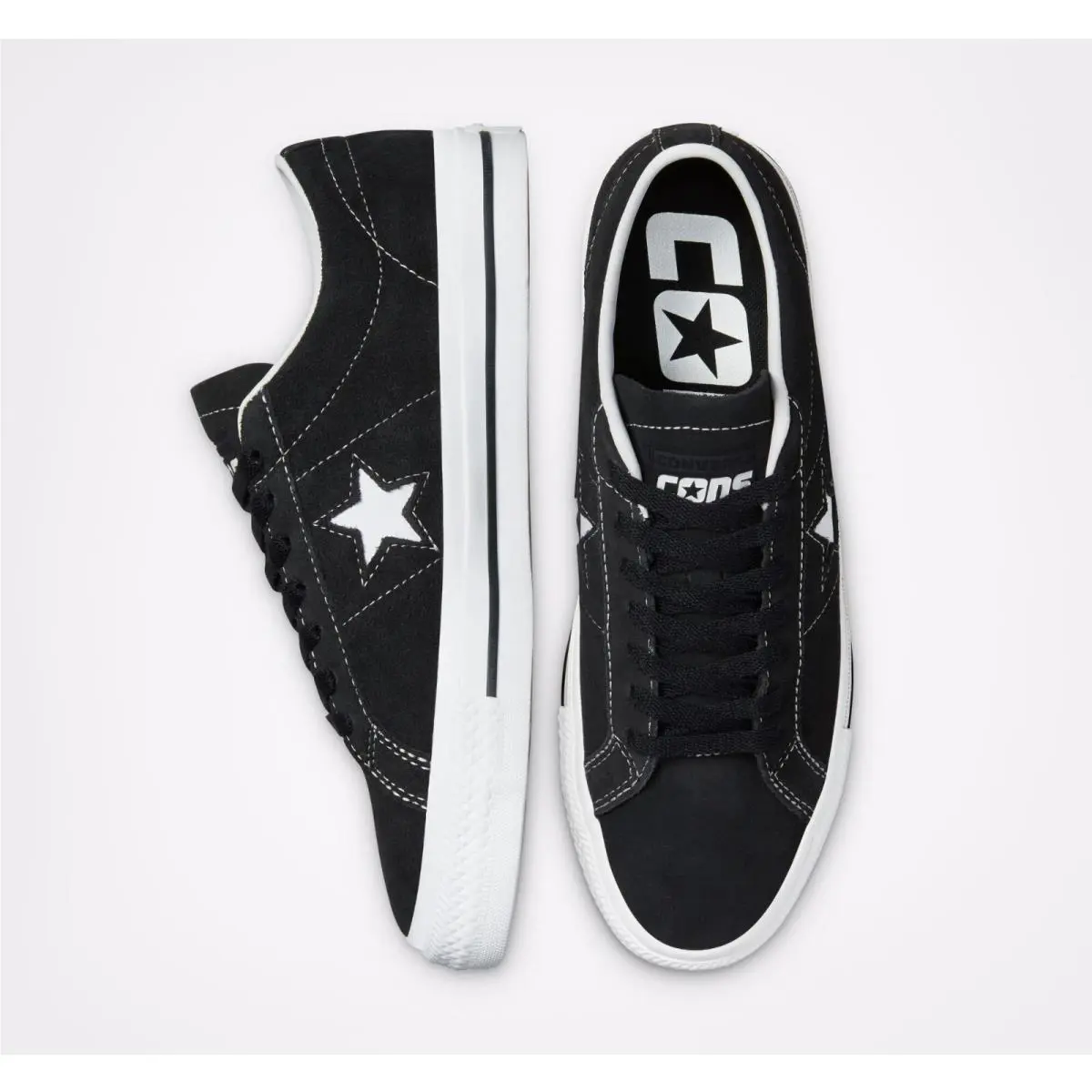 Converse shoes - Converse One Star Pro - One Star Pro - Black/Black/White 3