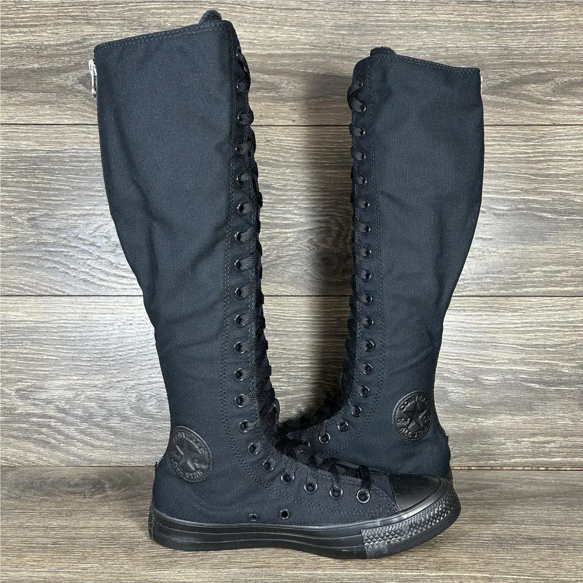 Converse shoes - Converse Chuck Taylor All-Star Knee High Triple Black - Black 4