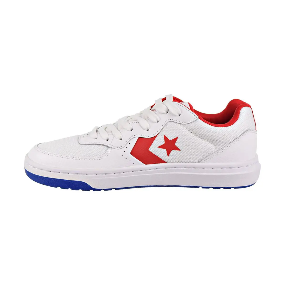 Converse shoes - White-Enamel Red-Blue 2