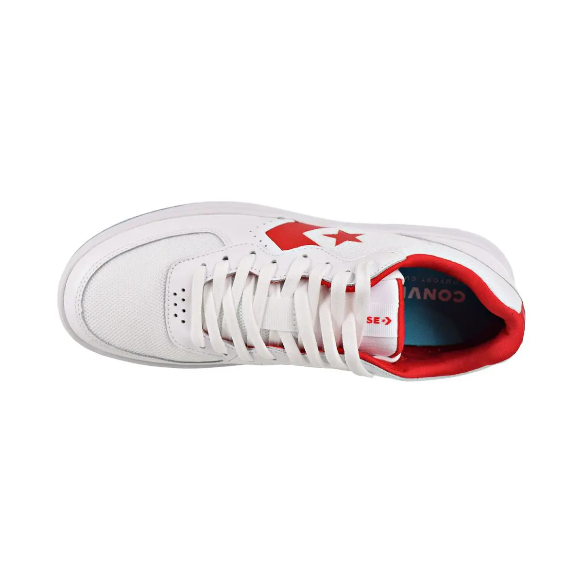 Converse shoes - White-Enamel Red-Blue 3