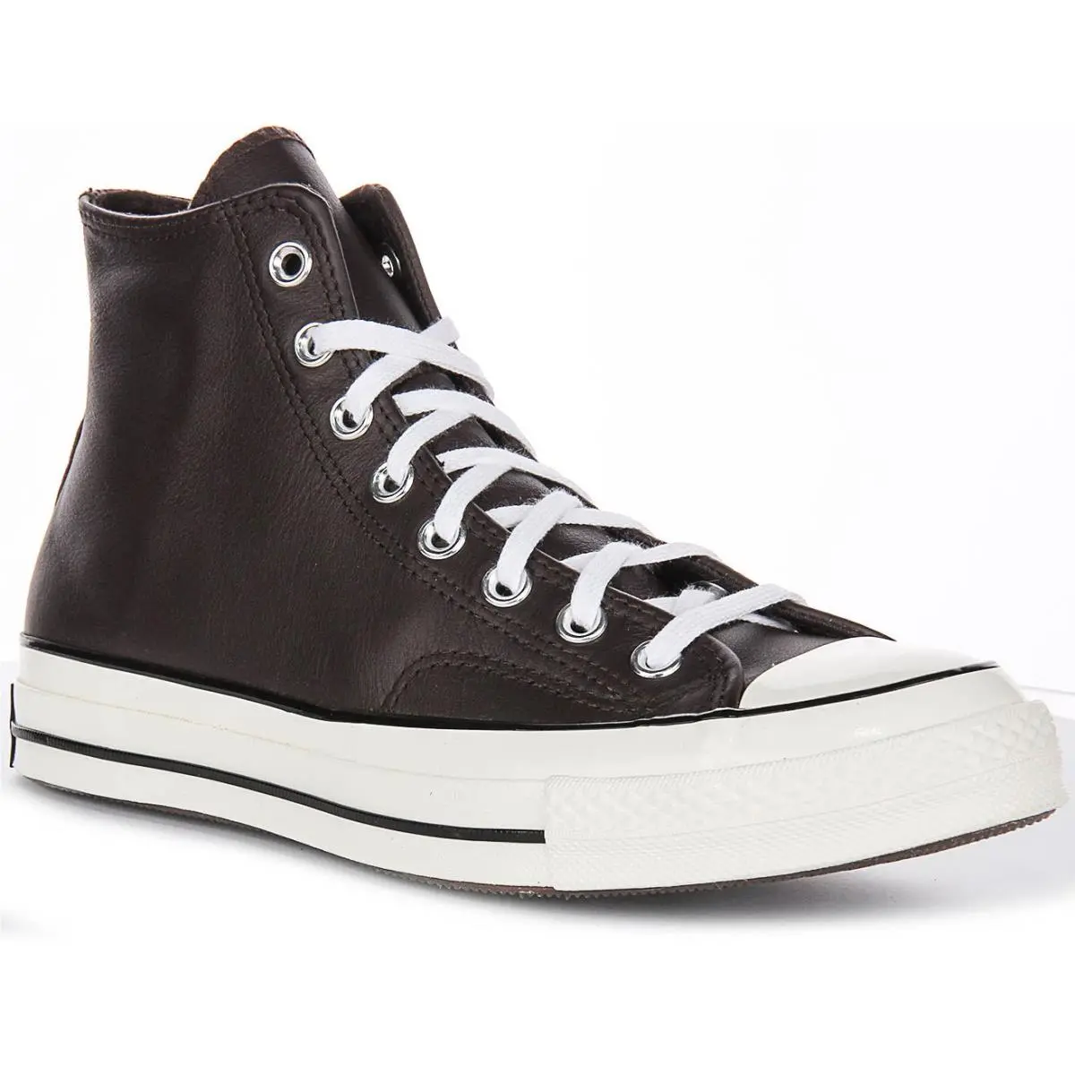 Chuck Taylor All Star Leather High Womens Sneaker In Black US 3 - 13 COFFEE by Converse