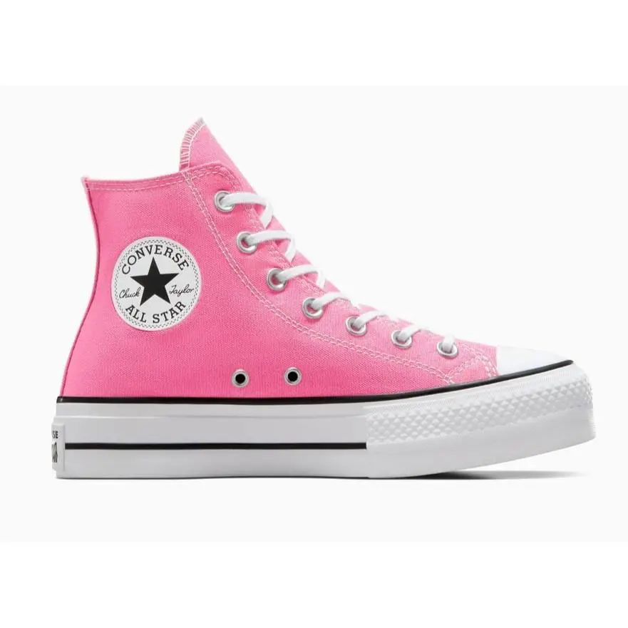 Converse Woman`s Chuck Taylor All Star Lift Platform High Top Sneakers - Pink High Top