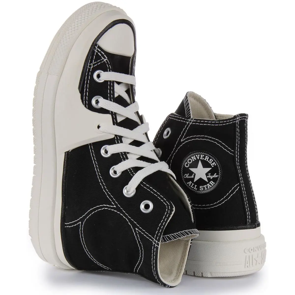 Converse shoes - BLACK WHITE 1