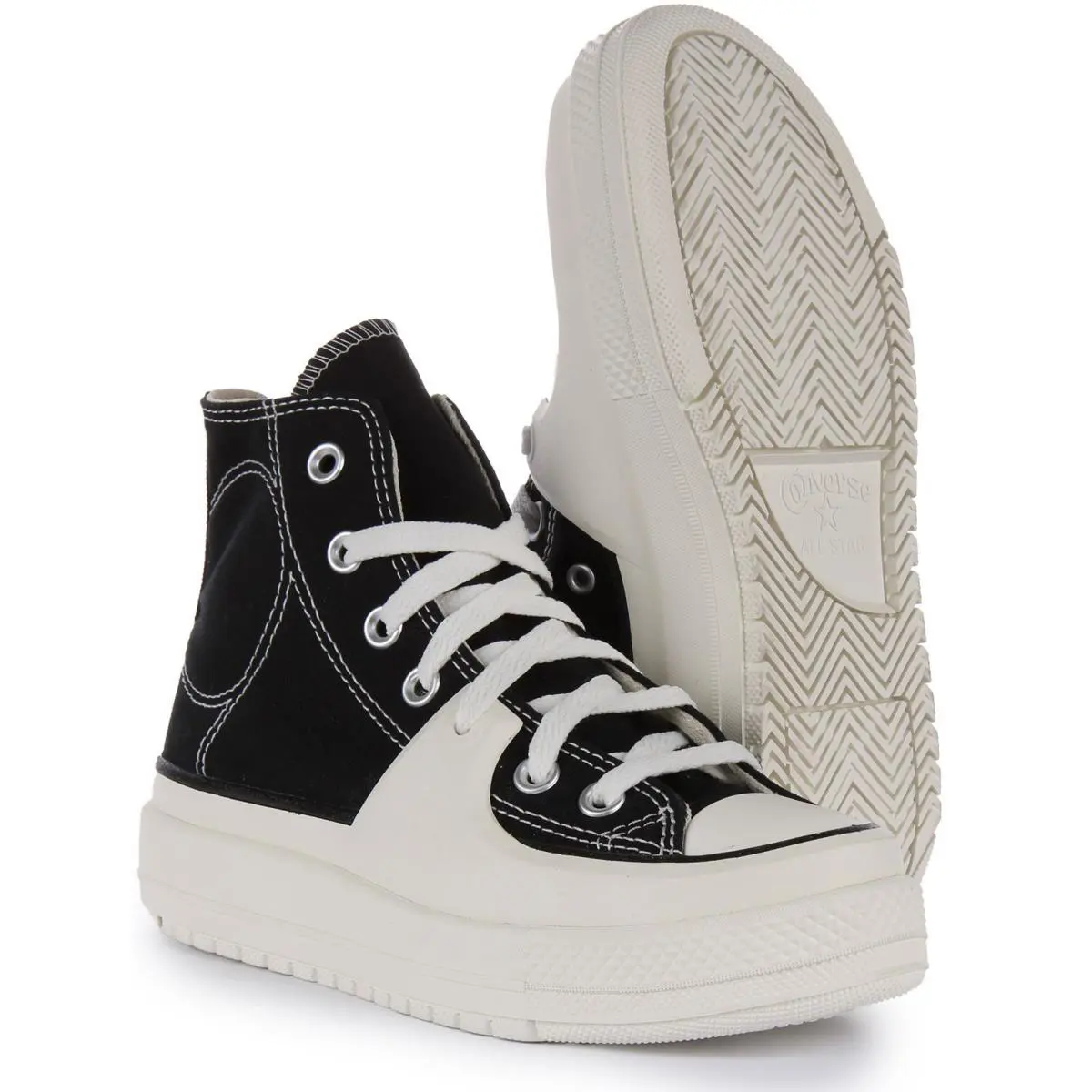 Converse shoes - BLACK WHITE 7