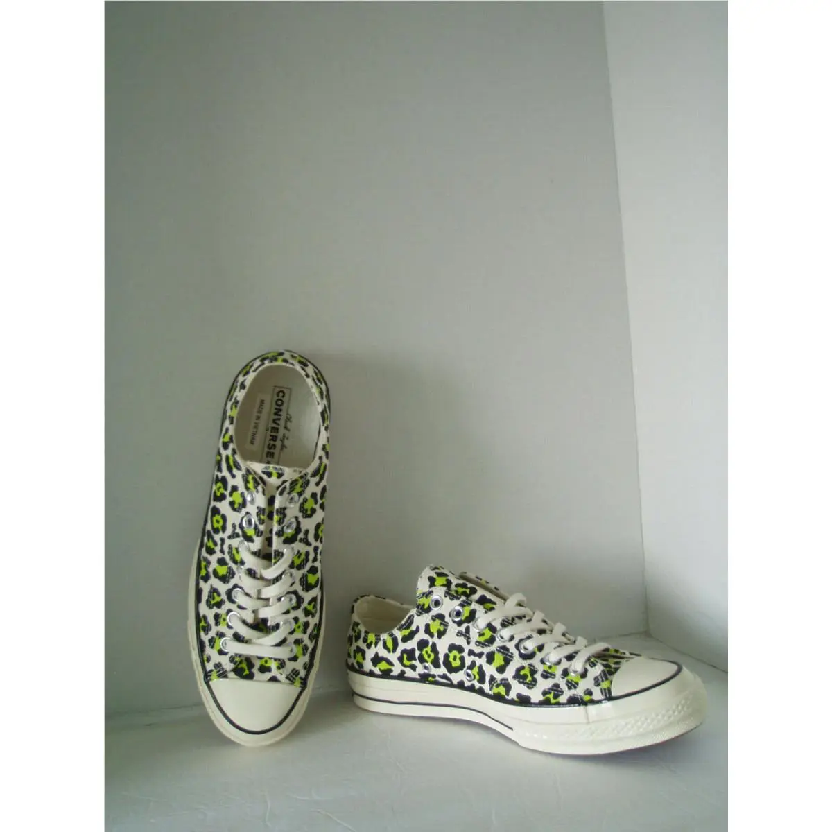 Converse shoes - Converse Chuck 70 OX - Chuck - 164410C - ERGRET/BLACK/BOLD-LIME, Manufacturer: 164410C 4