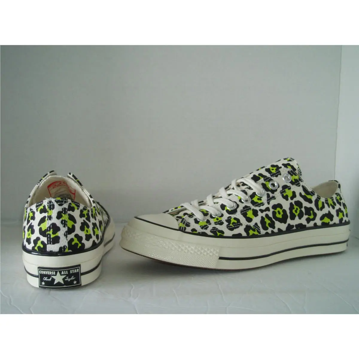 Converse shoes - Converse Chuck 70 OX - Chuck - 164410C - ERGRET/BLACK/BOLD-LIME, Manufacturer: 164410C 10