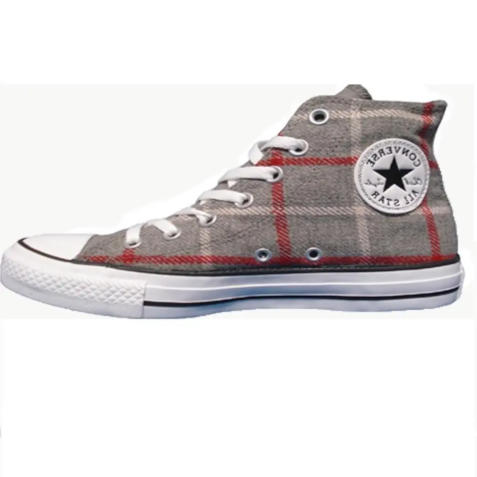 Converse shoes - Black/ Plaid - Pheaton Grey, s: Pheaton/Grey 0