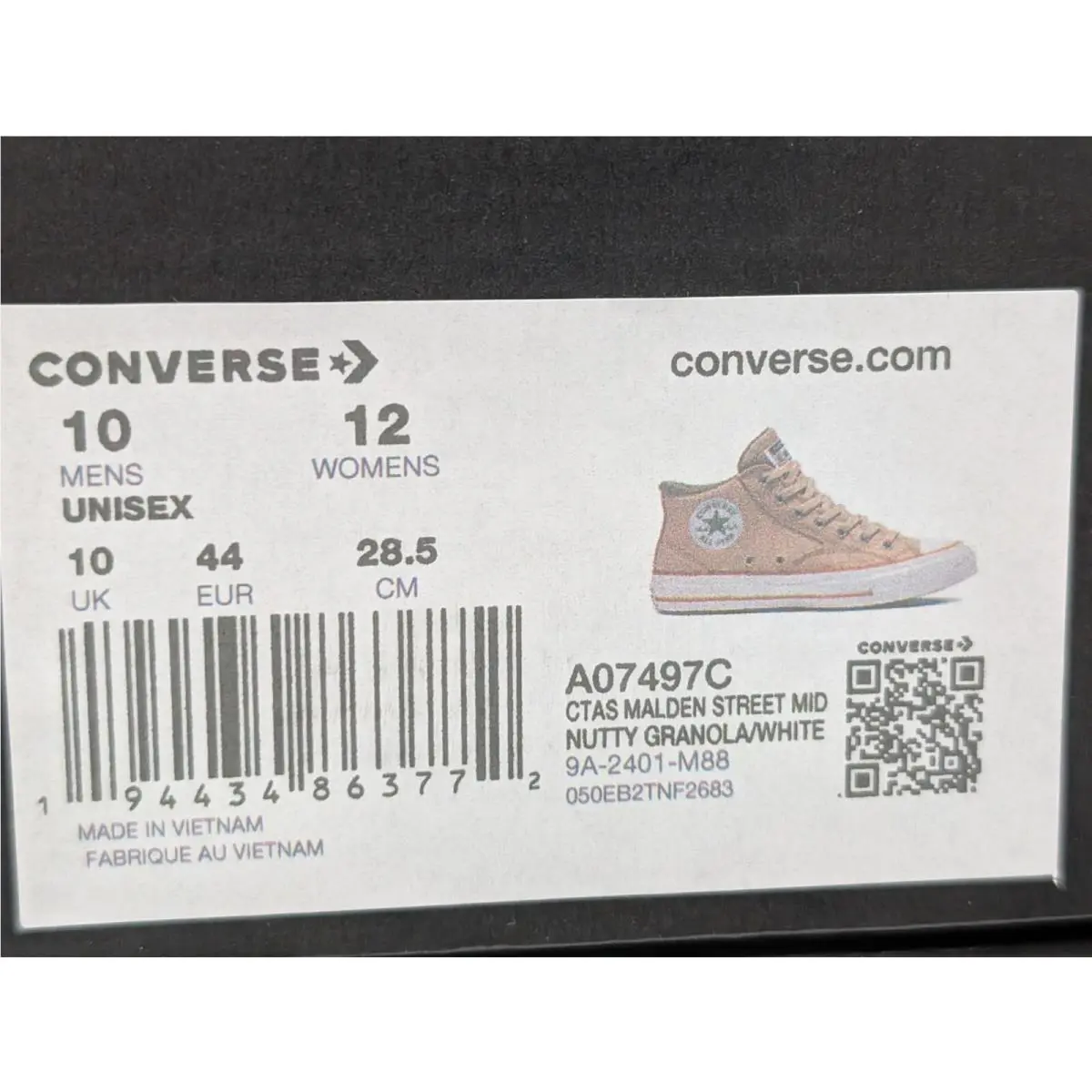 Converse shoes - Converse CTAS Malden Street Mid - A07497C - Nutty Granola 7