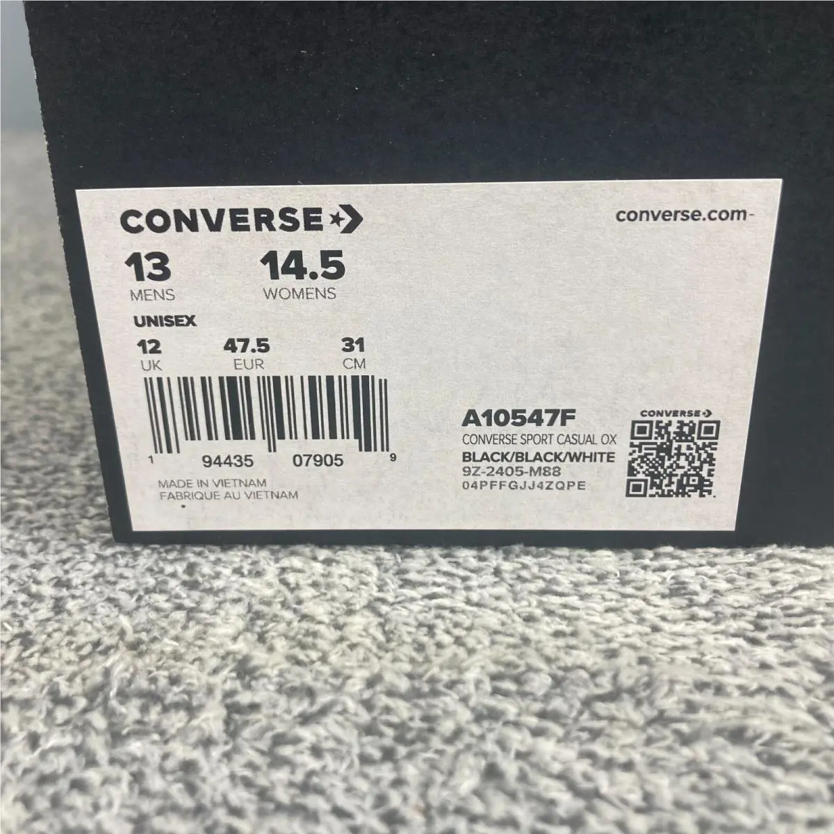 Converse shoes - Converse One Star Ox - One Star - A10547F - Black 0