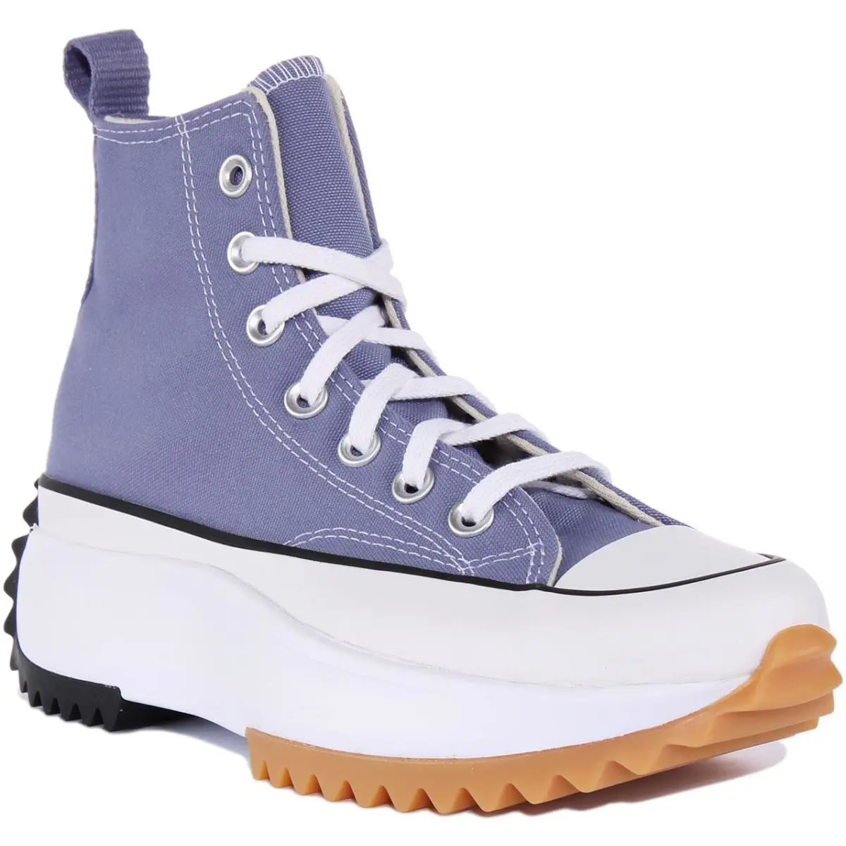 Converse A03702C Run Star Hi Hike Unisex Platform Sneaker In Lilac Size US 3- 10 - LILAC
