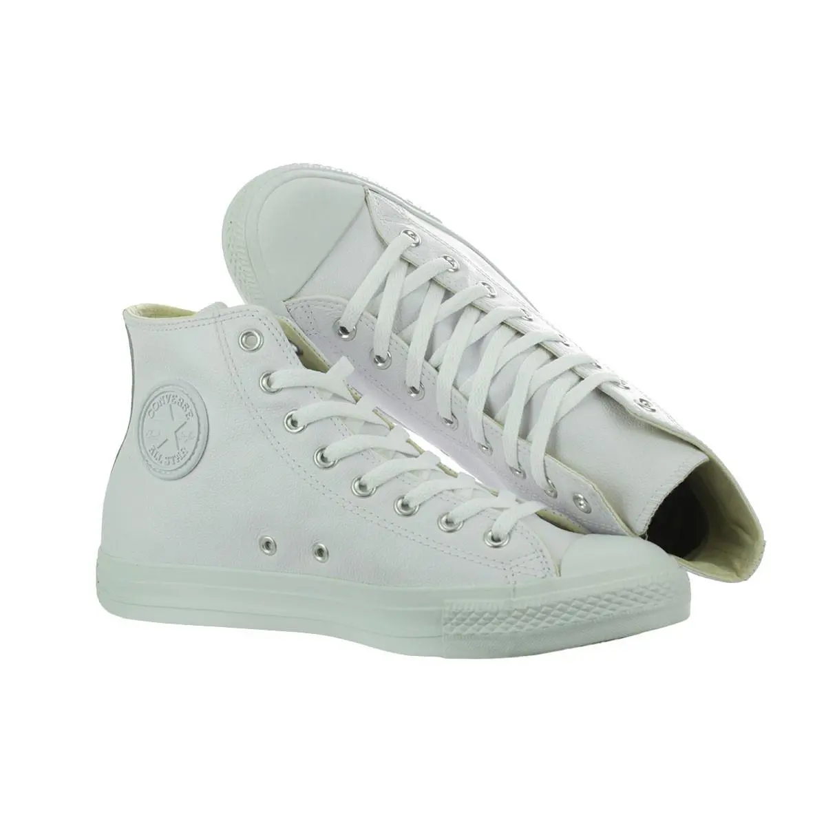 Converse All Star Chuck Taylor Ct Hi Leather Mens Shoes 1t406 - White, s: White