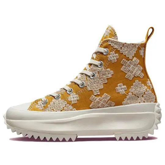 Converse Run Star Hike Platform High `tonal Embroidery` - Yellow