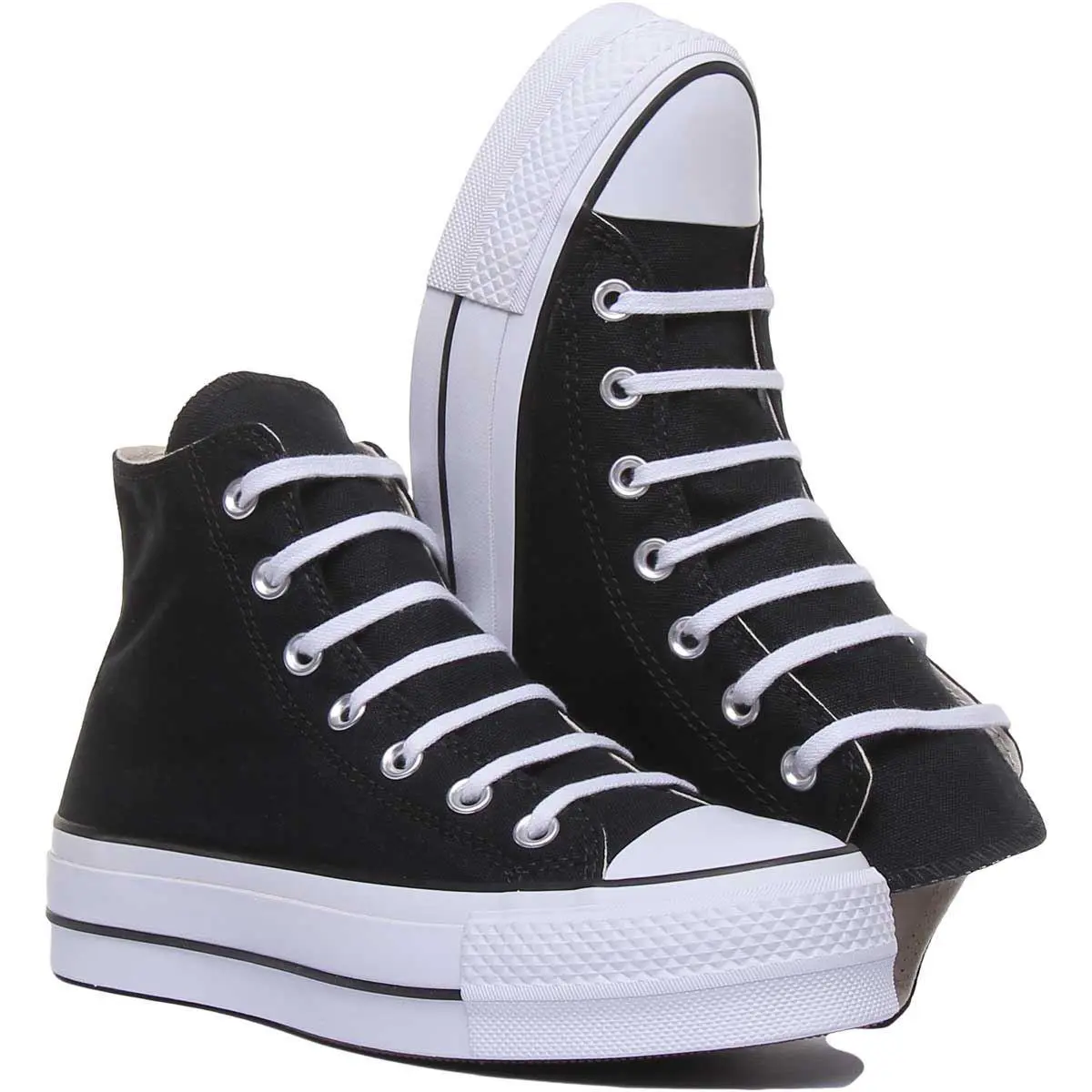 Converse shoes - Black White 3