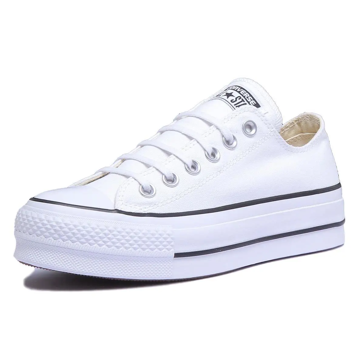 Converse shoes - White Black 4